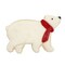 Polar Bear Cookie Cutter 5 in B1562, CookieCutter.com, Tin Plated Steel, Handmade in the USA